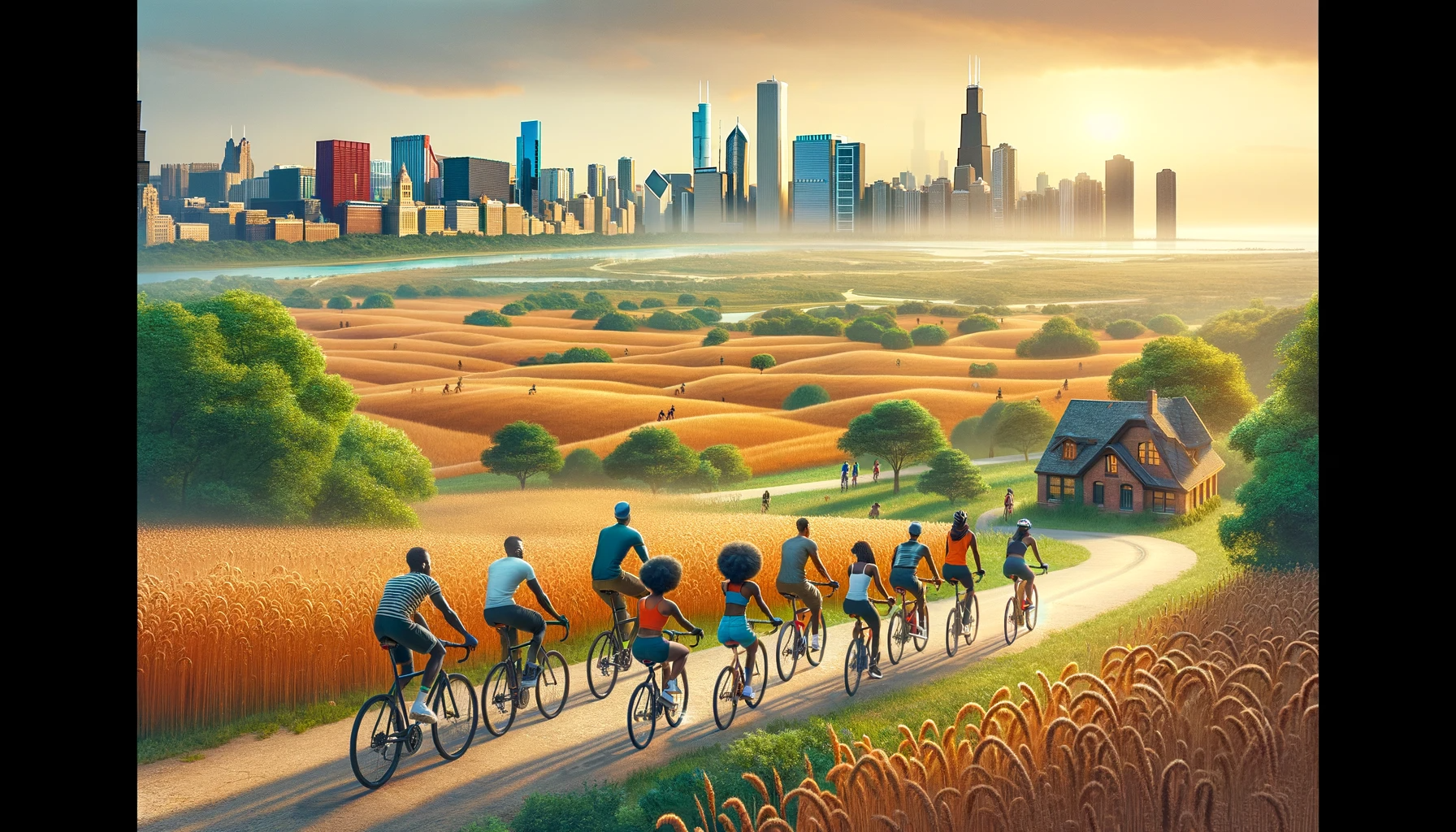Journey Begins: Cycling Together Along Chicago's Lakefront