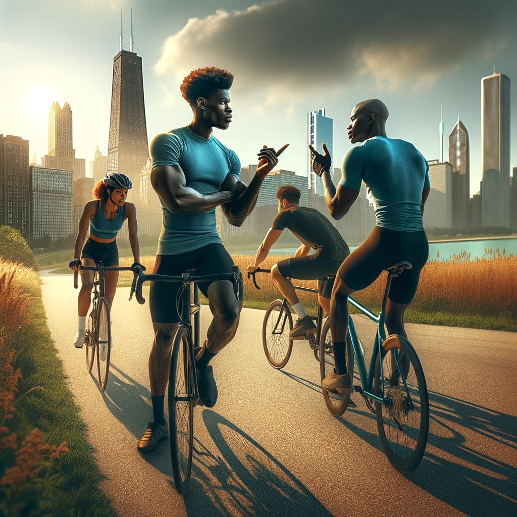 Focused Progress: Black Cyclists Advancing on Chicago's Pathways